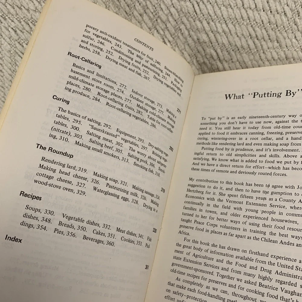 Putting Food By Book Food Preservation Canning Freezing Drying‎ Pickling Smoking